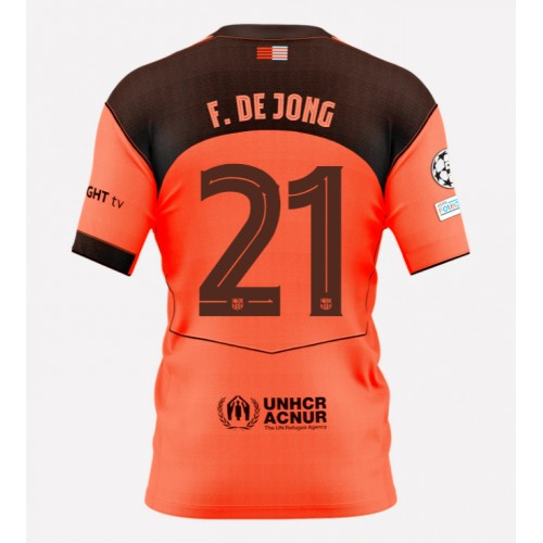 Stroje piłkarskie Barcelona Frenkie de Jong #21 Koszulka Trzeciej 2025-26 Krótki Rękaw